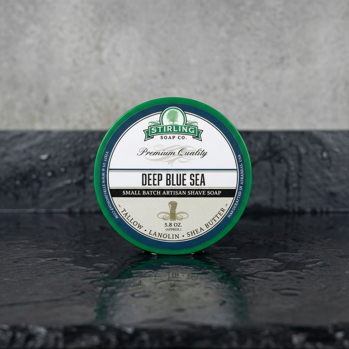 Stirling Soap Co. barbersåpe i skål