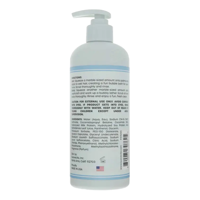 Suavecito Kid's 3-in-1 sjampo, balsam og body wash