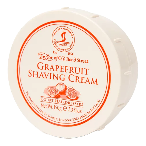 Taylor of Old Bond Street barberkrem i skål - Grapefrukt