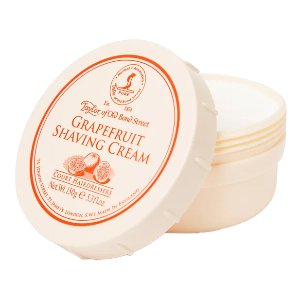 Taylor of Old Bond Street barberkrem i skål - Grapefrukt