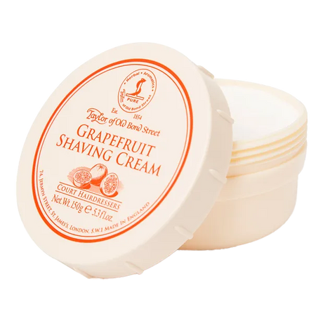 Taylor of Old Bond Street barberkrem i skål - Grapefrukt