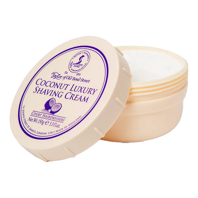 Taylor of Old Bond Street barberkrem i skål - Kokosnøtt