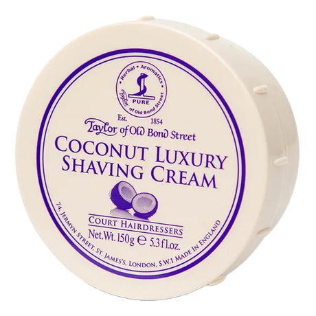 Taylor of Old Bond Street barberkrem i skål - Kokosnøtt