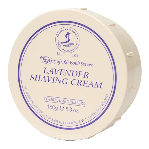 Taylor of Old Bond Street barberkrem i skål - Lavendel