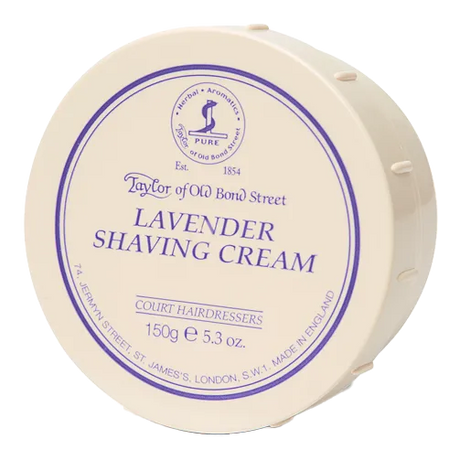 Taylor of Old Bond Street barberkrem i skål - Lavendel