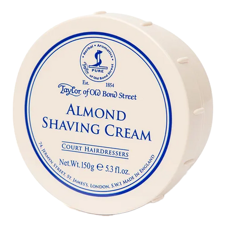 Taylor of Old Bond Street barberkrem i skål - Mandel