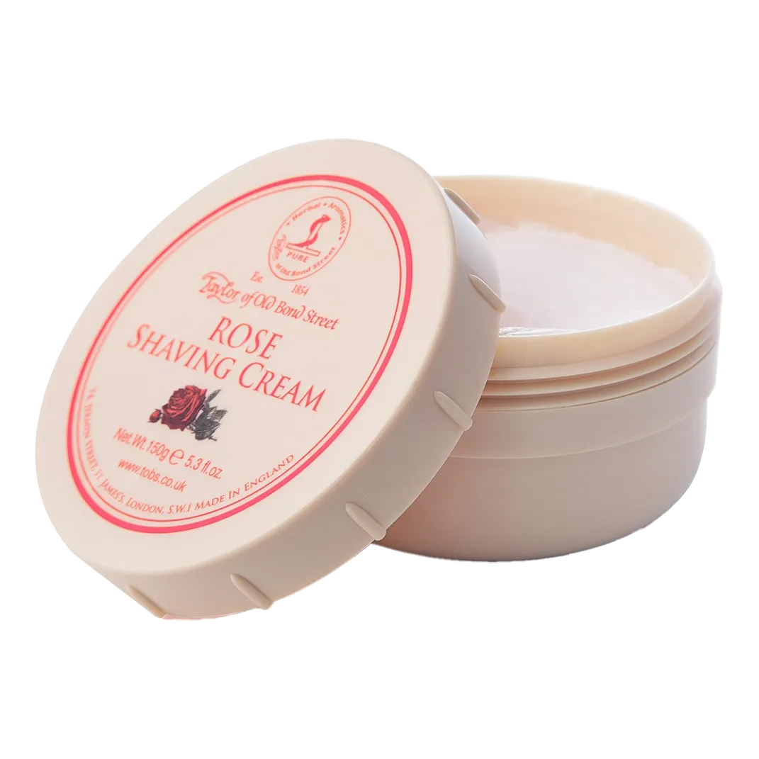 Taylor of Old Bond Street barberkrem i skål - Rose