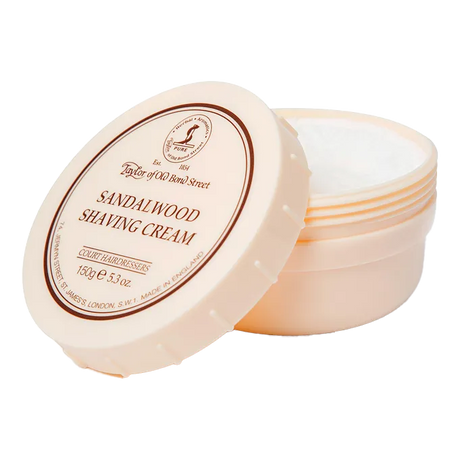 Taylor of Old Bond Street barberkrem i skål - Sandeltre