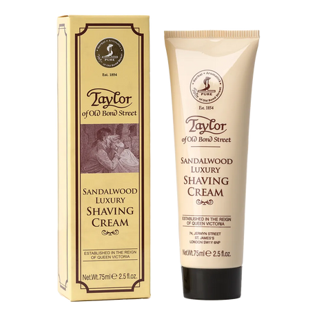 Taylor of Old Bond Street barberkrem i tube Sandeltre