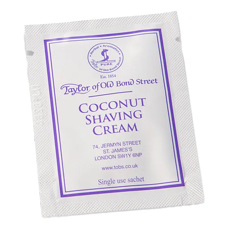 Taylor of Old Bond Street barberkrem vareprøve Coconut