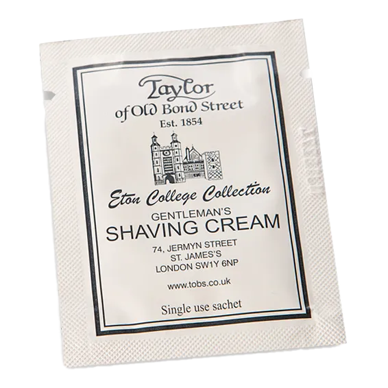 Taylor of Old Bond Street barberkrem vareprøve Eton College