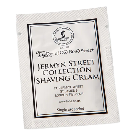 Taylor of Old Bond Street barberkrem vareprøve Jermyn Street