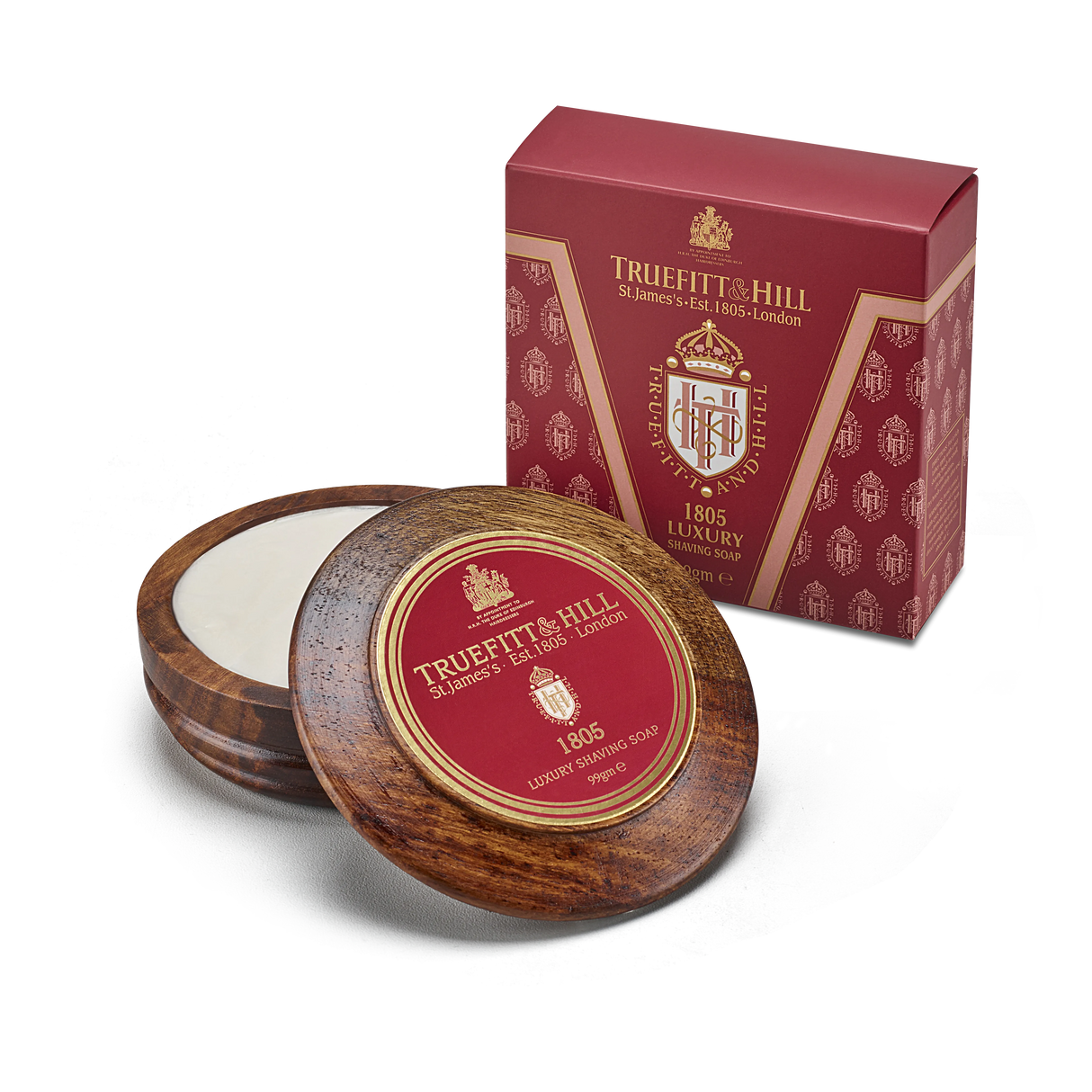 Truefitt & Hill Luxury barbersåpe i treskål - 1805