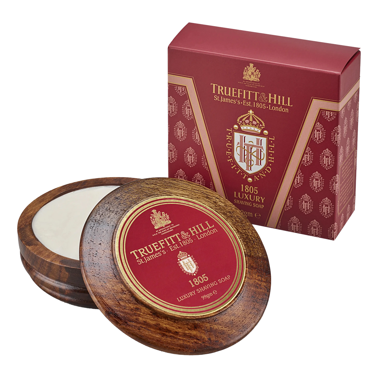 Truefitt & Hill Luxury barbersåpe i treskål - 1805