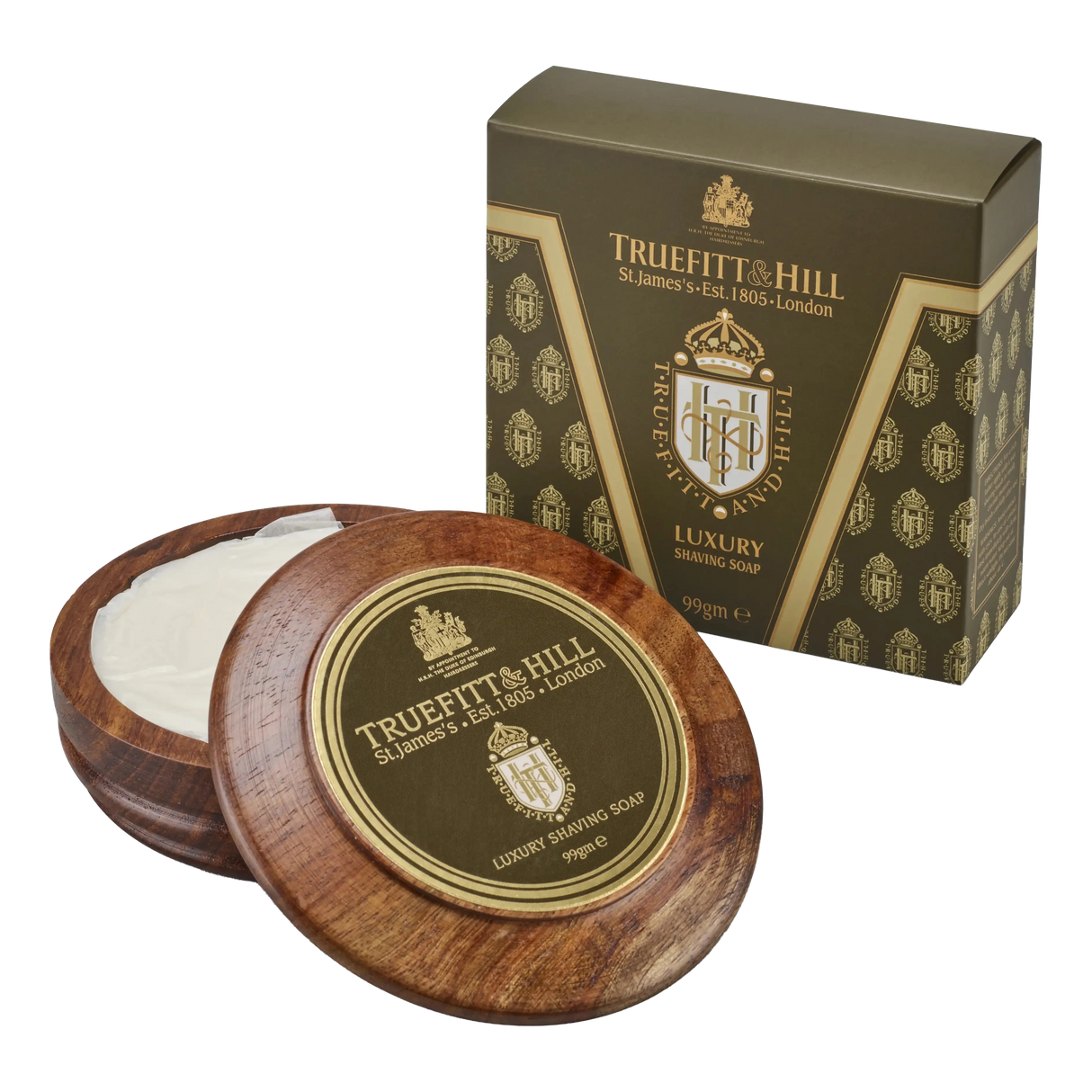 Truefitt & Hill Luxury barbersåpe i treskål