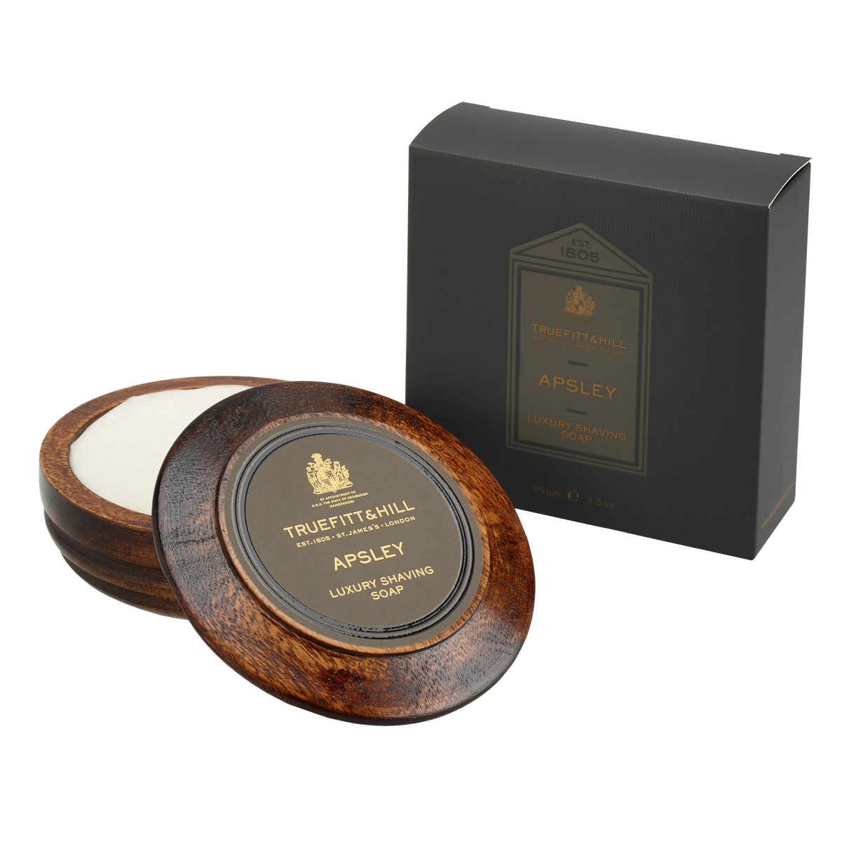 Truefitt & Hill Luxury barbersåpe i treskål - Apsley