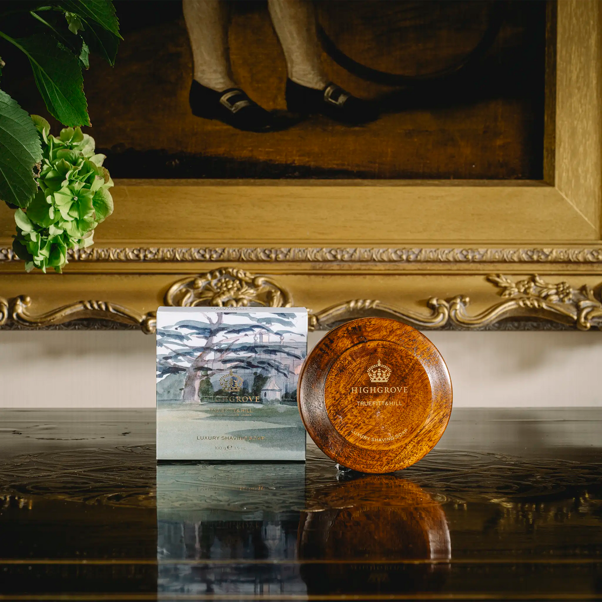 Truefitt & Hill Luxury barbersåpe i treskål - Highgrove