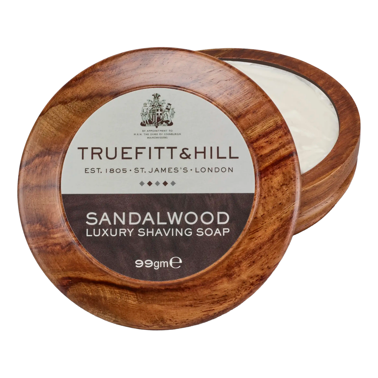 Truefitt & Hill Luxury barbersåpe i treskål - Sandalwood