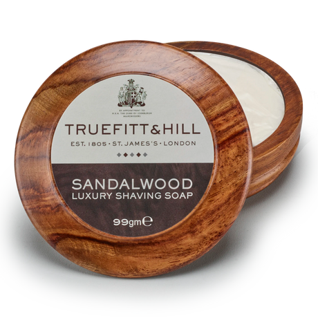 Truefitt & Hill Luxury barbersåpe i treskål - Sandalwood