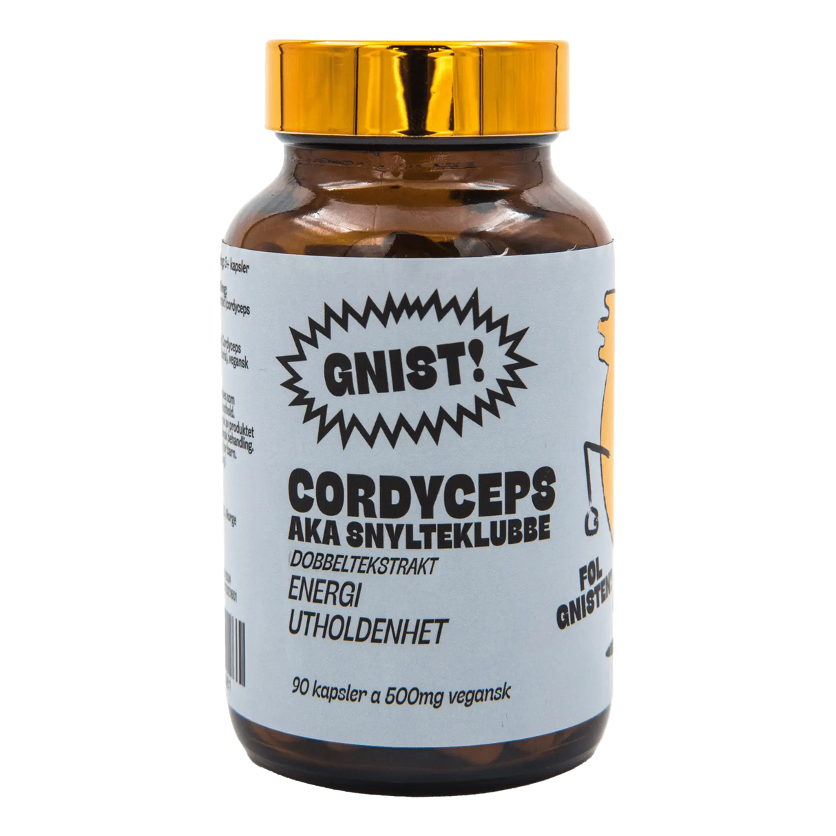 GNIST! Cordyceps dobbeltekstrakt kapsler