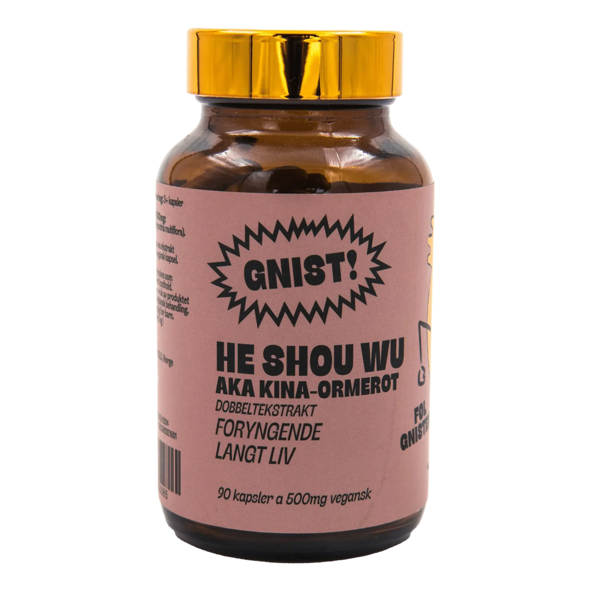 GNIST! He Shou Wu dobbeltekstrakt kapsler