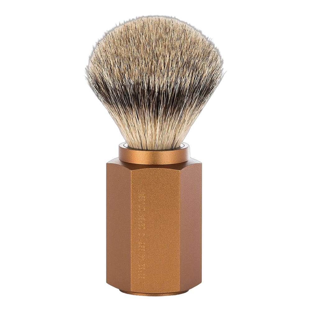 Mühle Hexagon Silvertip Badger barberkost