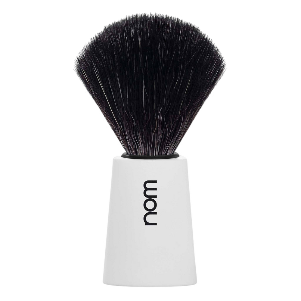 nom Carl Black Fibre barberkost Hvit