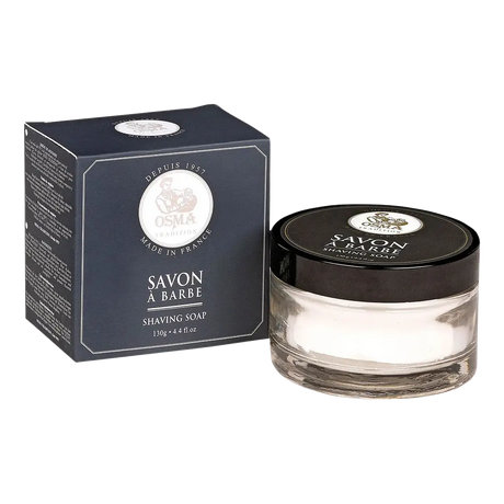 Osma Tradition barbersåpe i glass-skål