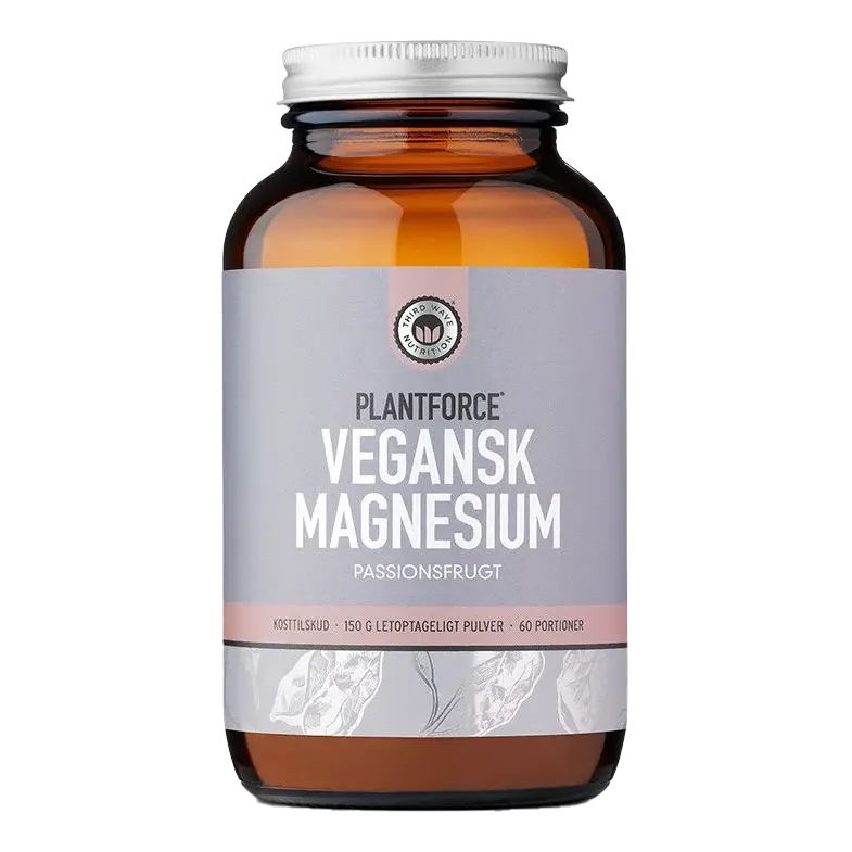 Plantforce Vegansk Magnesium Pasjonsfrukt 150g Pulver 