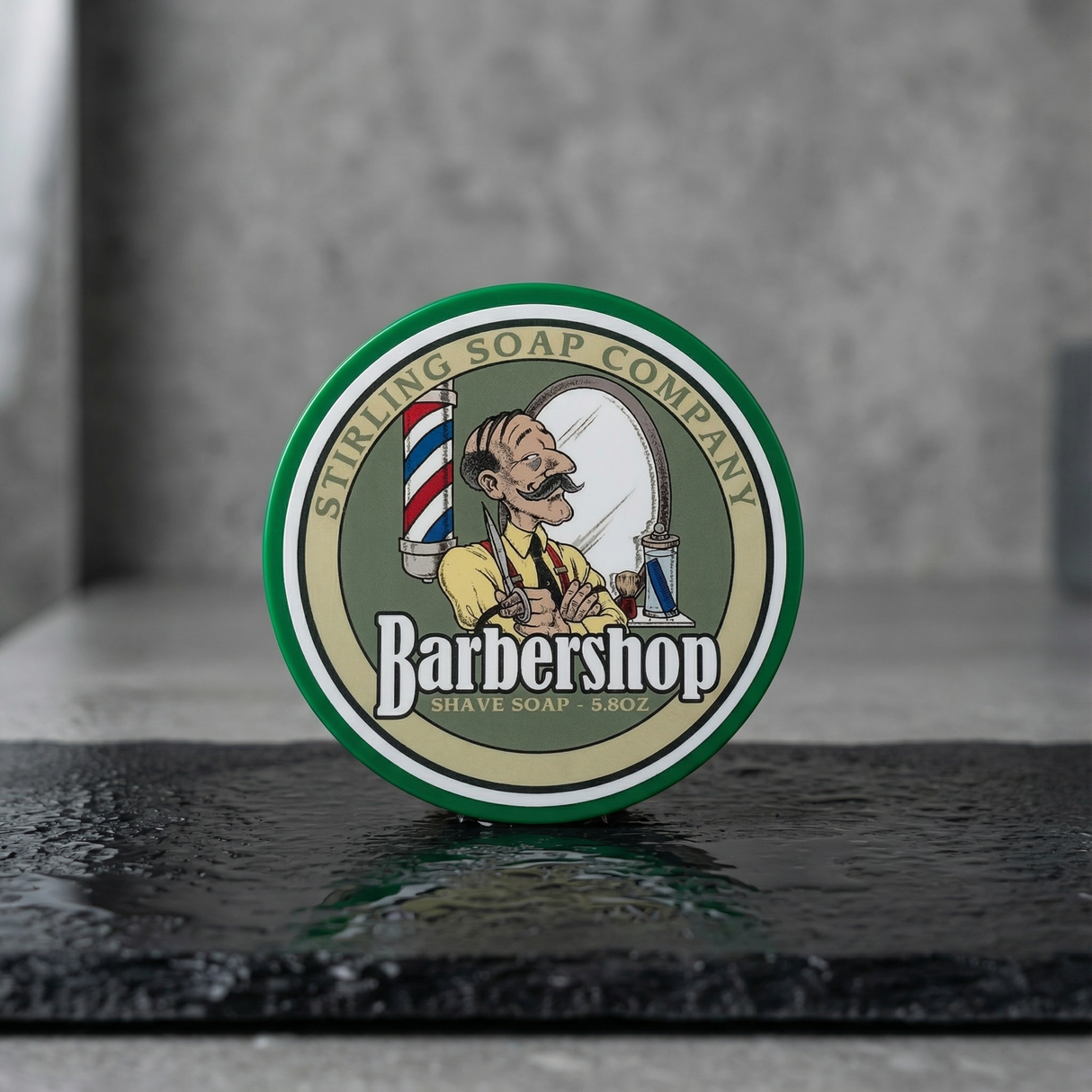 Stirling Soap Co. barbersåpe i skål