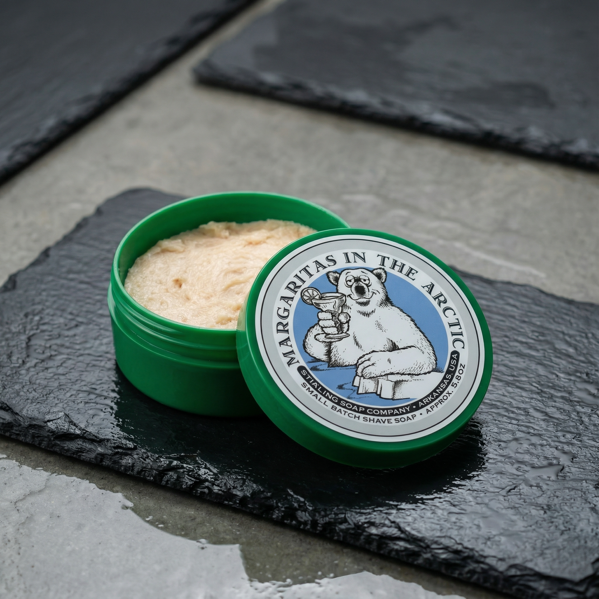 Stirling Soap Co. barbersåpe i skål