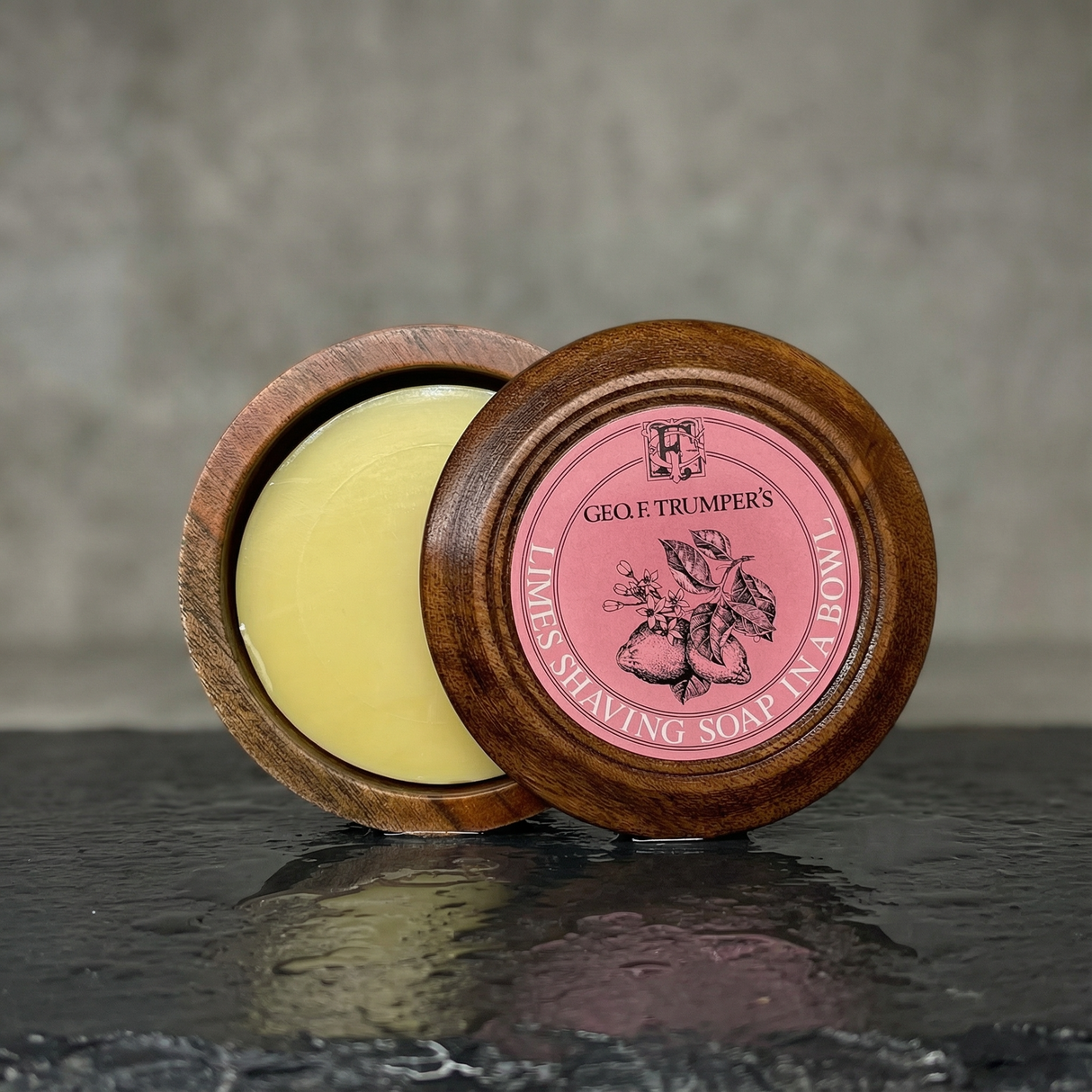 Geo F. Trumper barbersåpe i treskål