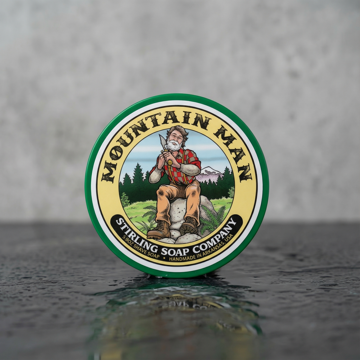 Stirling Soap Co. barbersåpe i skål