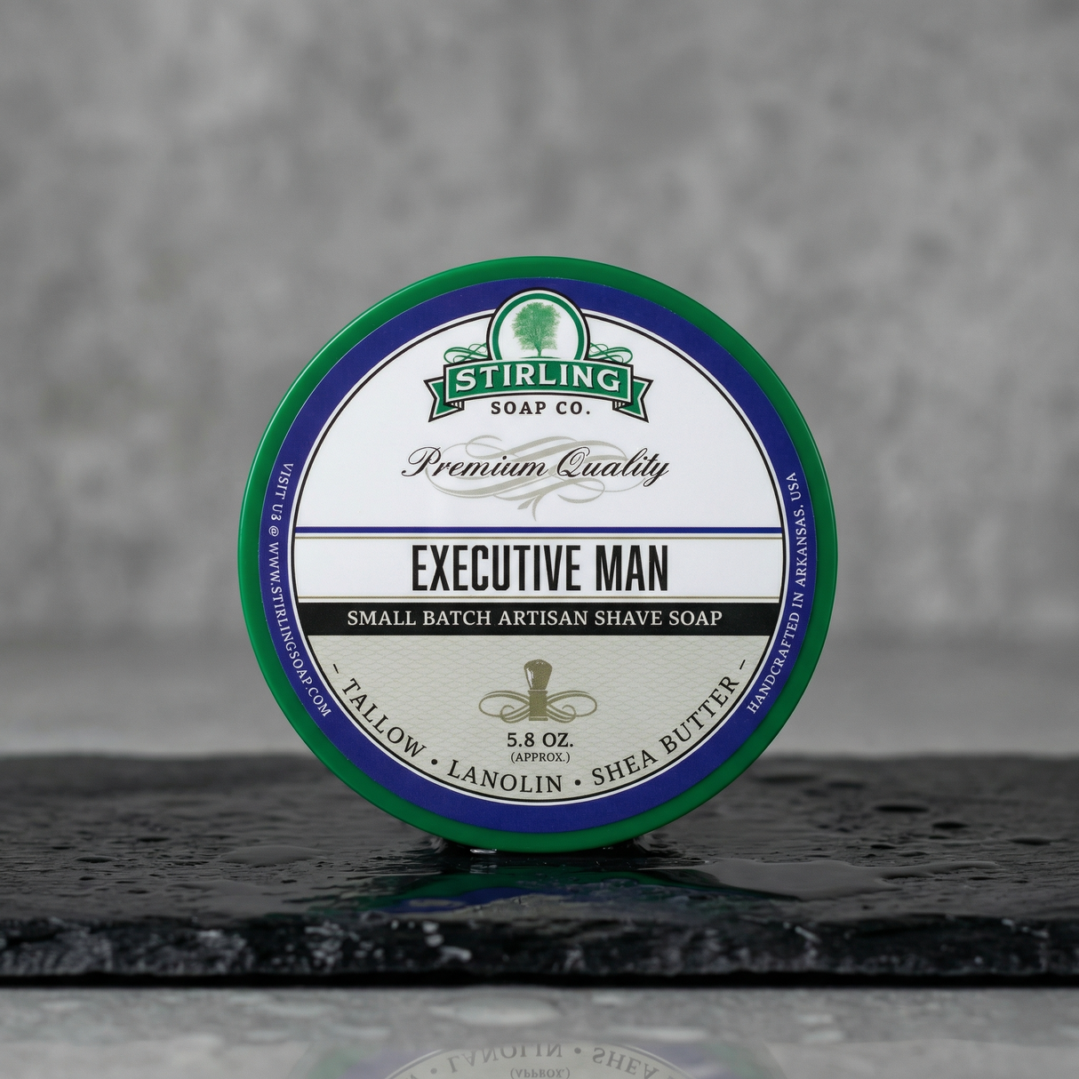 Stirling Soap Co. barbersåpe i skål