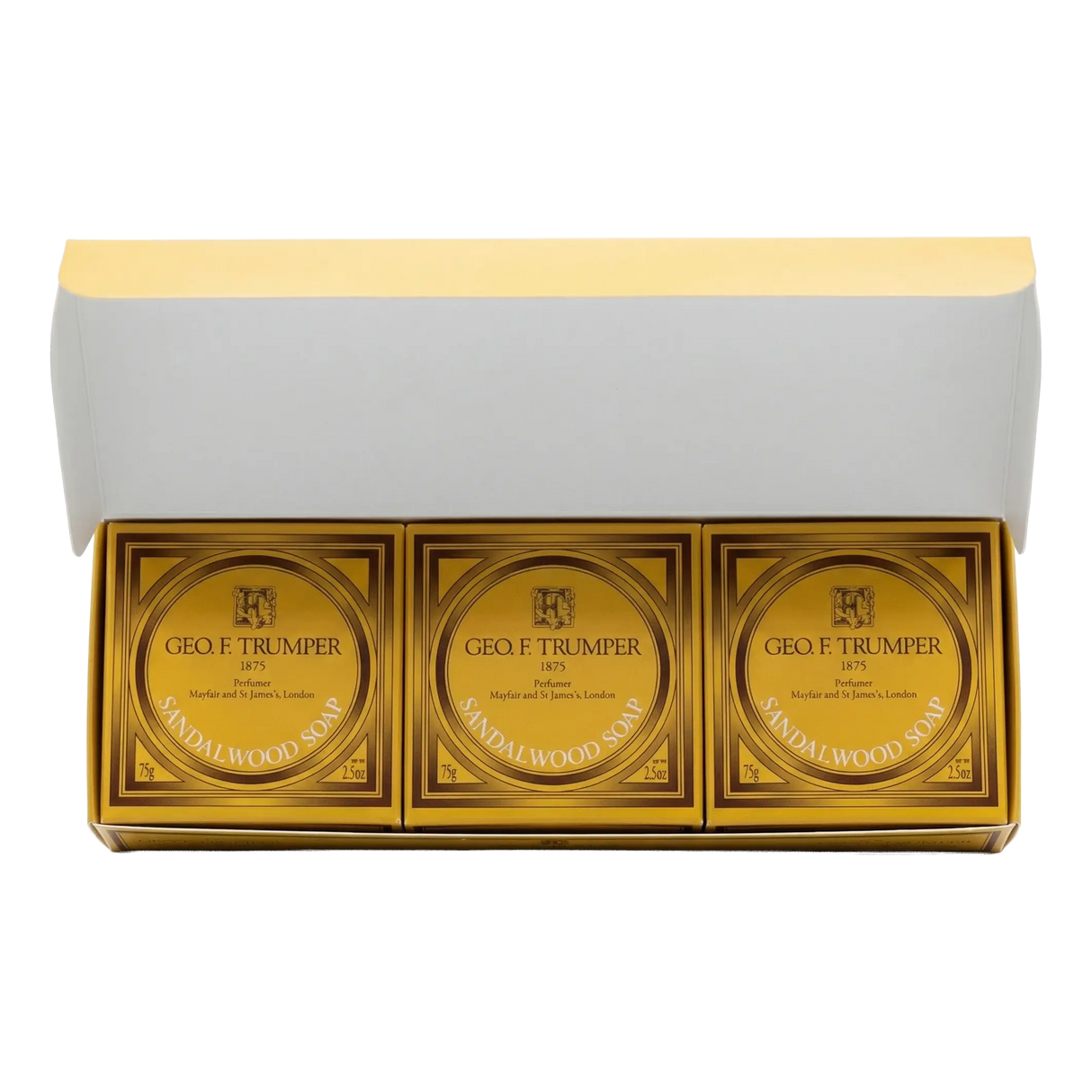 Geo F. Trumper 3-pakning håndsåpe - Sandeltre