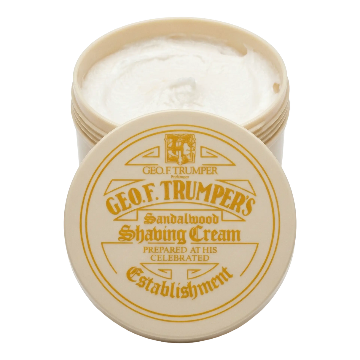 Geo F. Trumper barberkrem i skål - Sandeltre