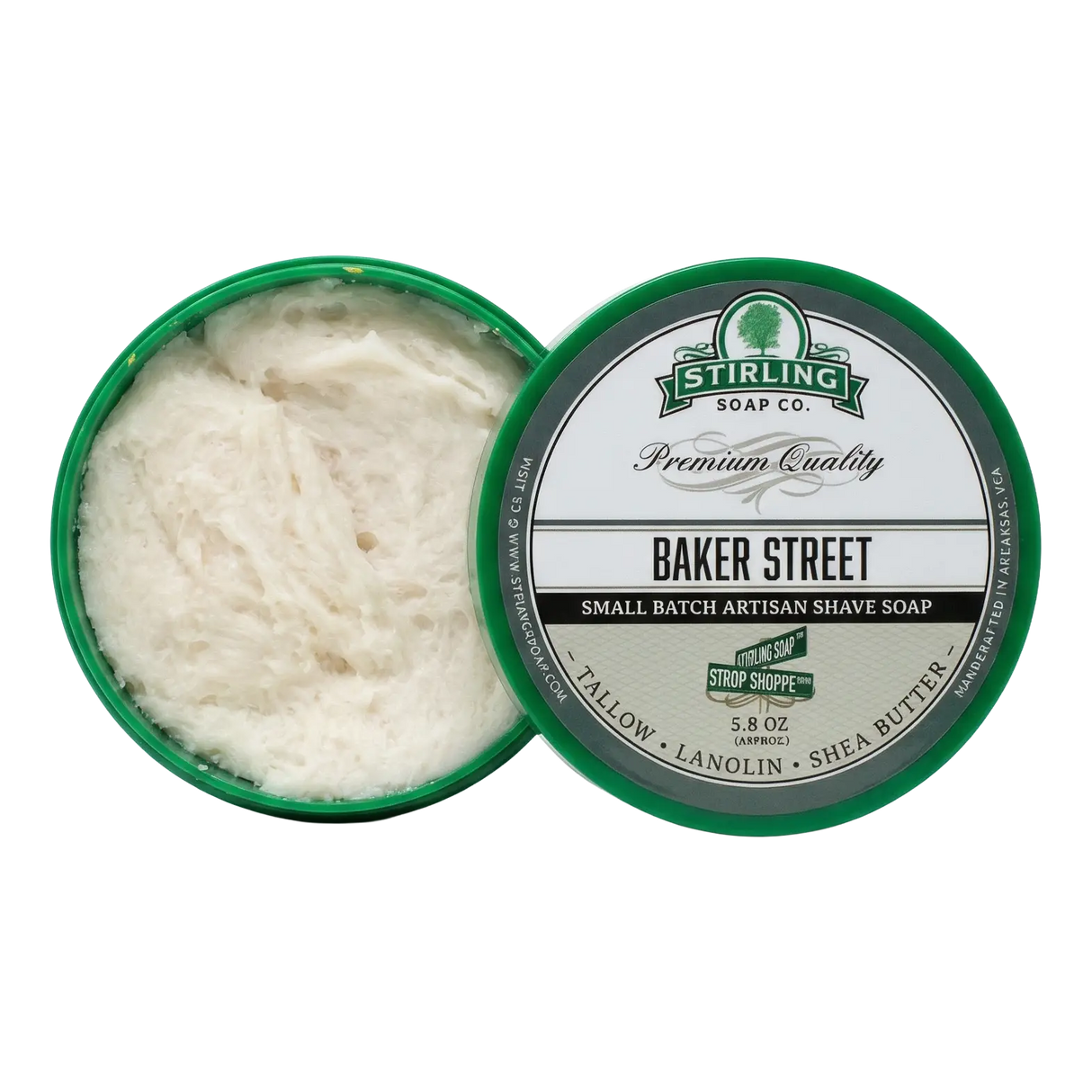 Stirling Soap Co. barbersåpe i skål