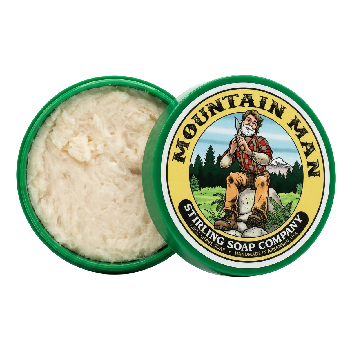 Stirling Soap Co. barbersåpe i skål