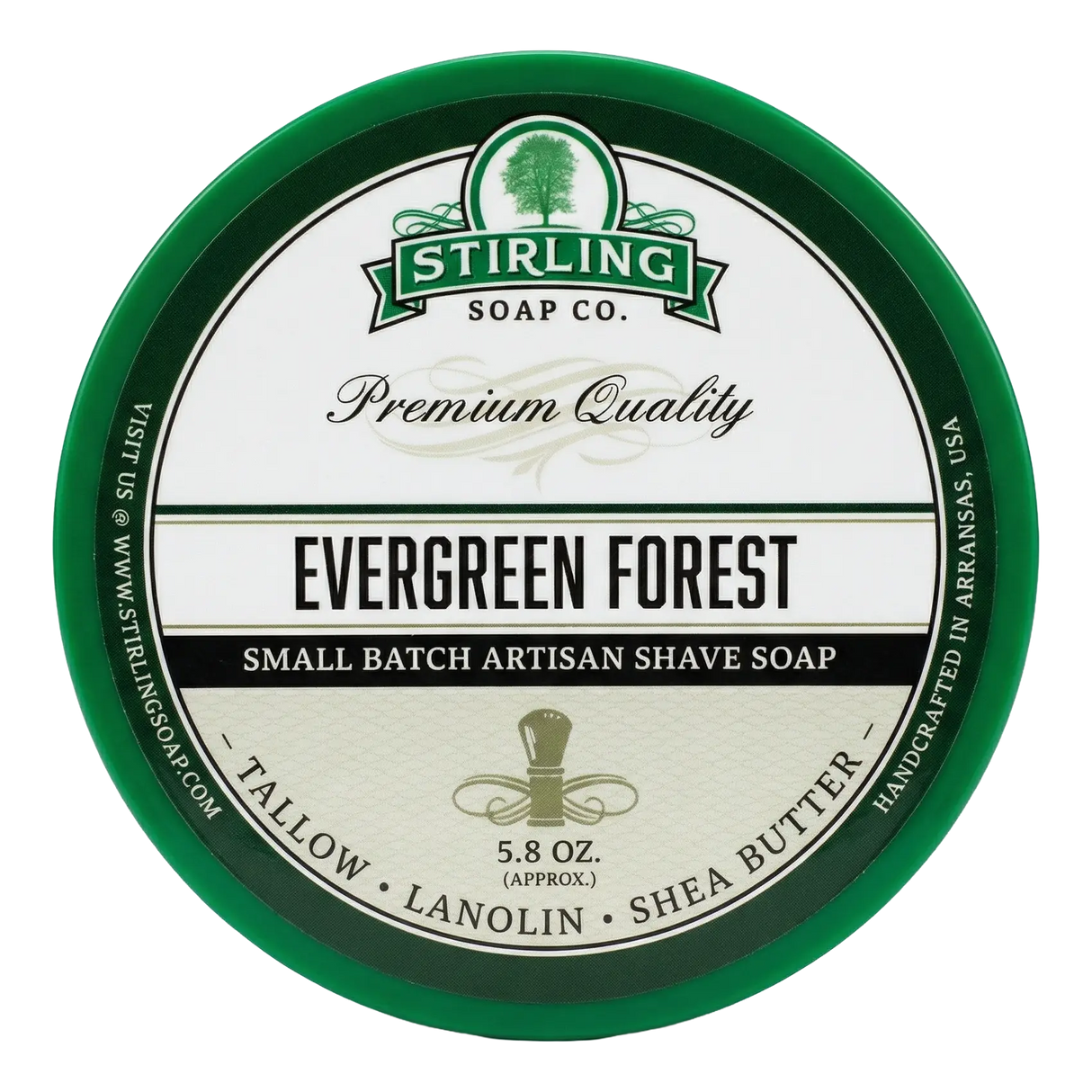 Stirling Soap Co. barbersåpe i skål