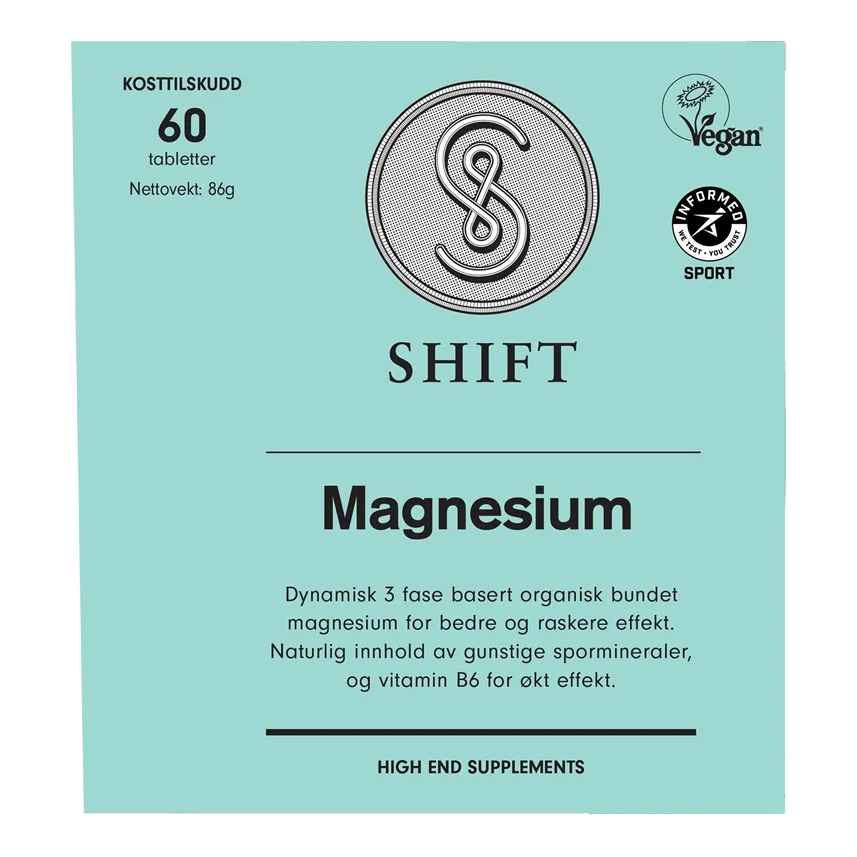 Shift Magnesium 60 Tabletter 