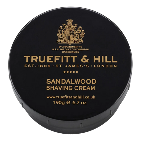 Truefitt & Hill barberkrem i skål - Sandalwood