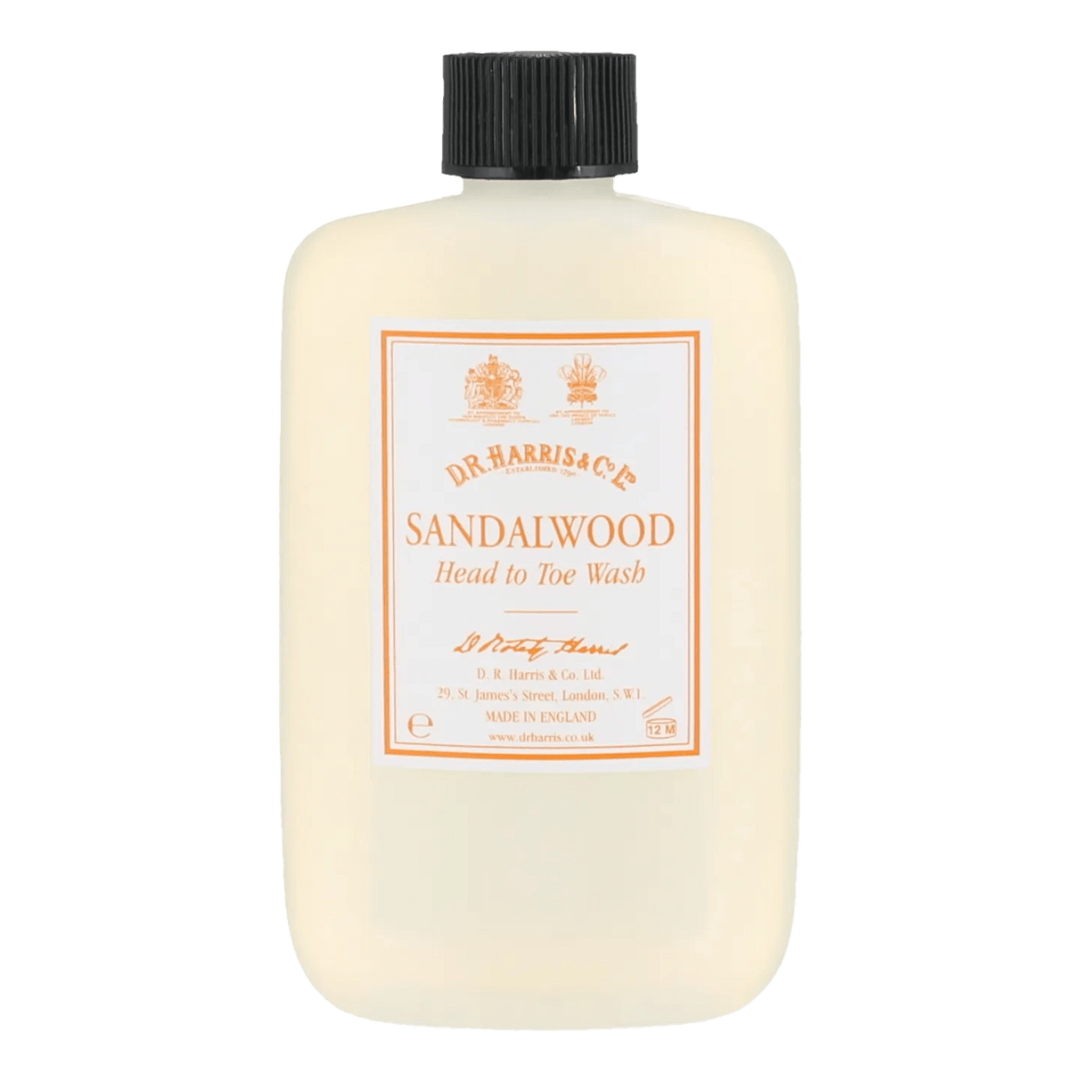 D. R. Harris Sandalwood Head to Toe Wash - sjampo og dusjsåpe
