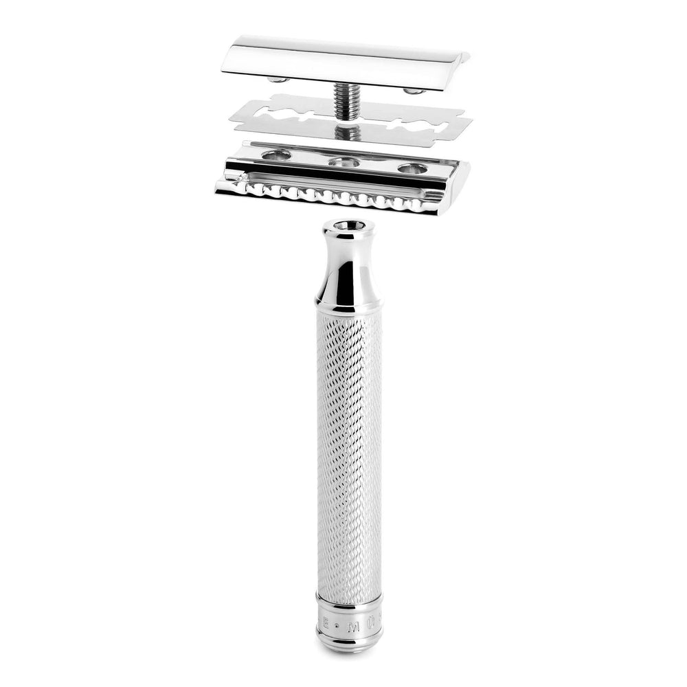 Mühle R89 tradisjonell barberhøvel Rosegull