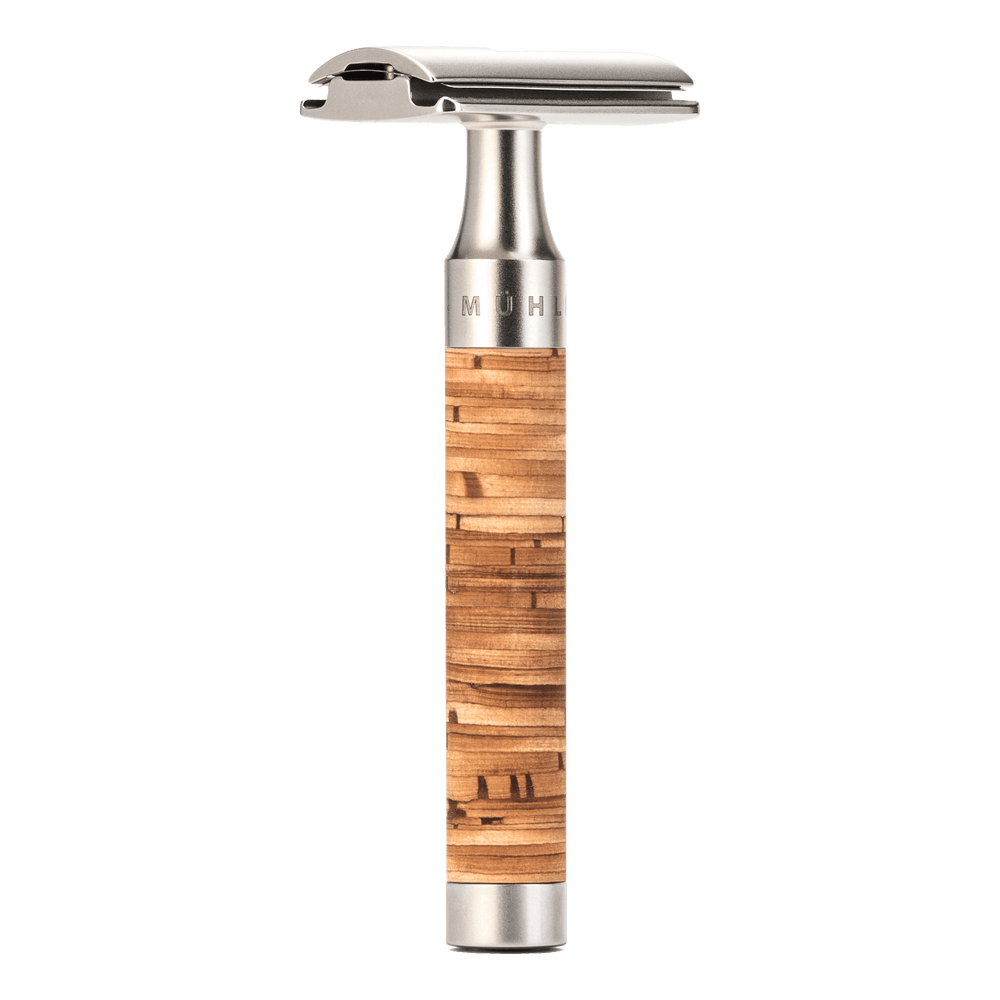 Mühle ROCCA tradisjonell barberhøvel i rustfritt stål Jet