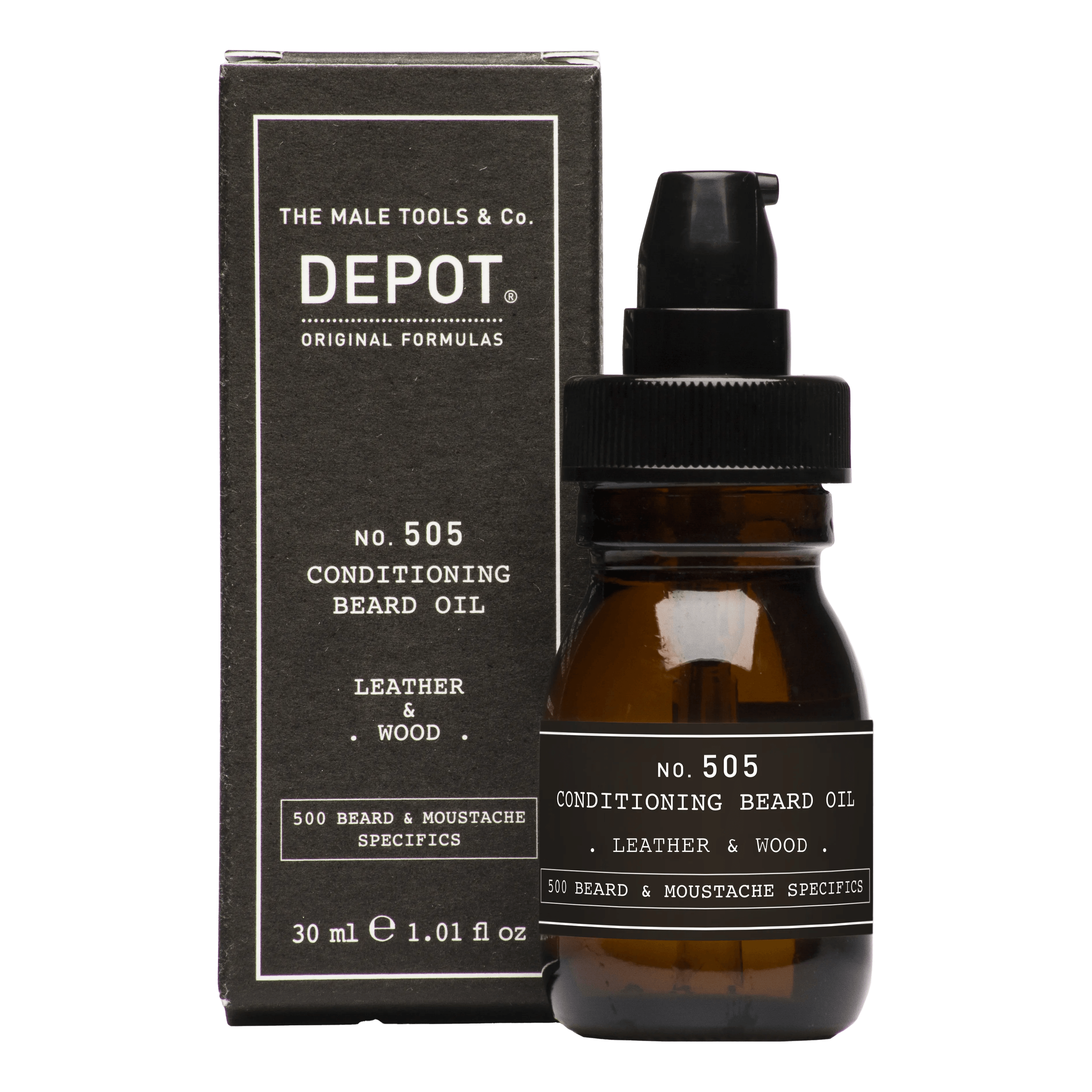 Depot No. 505 Conditioning Beard Oil Leather & Wood