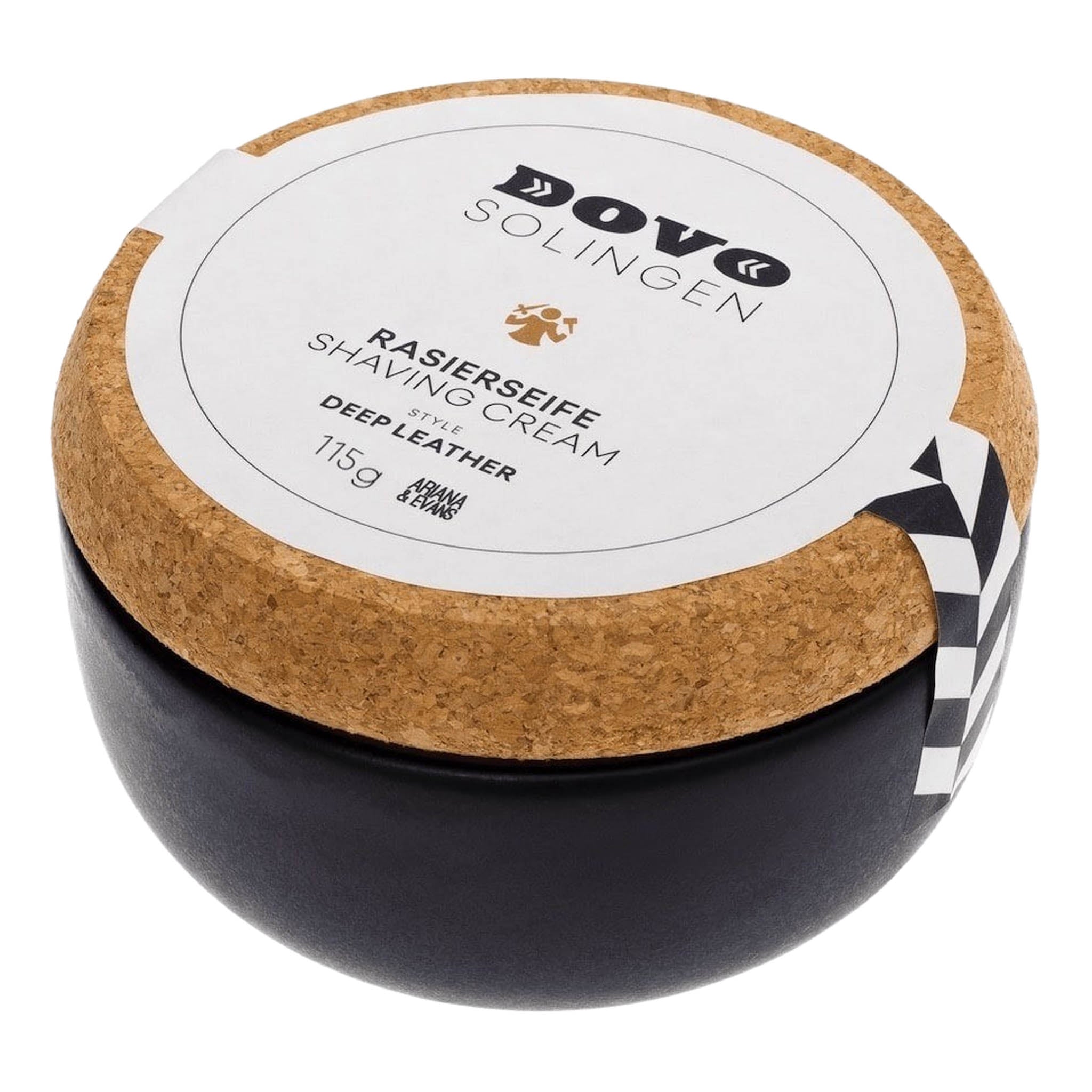 DOVO barbersåpe i skål Deep Leather