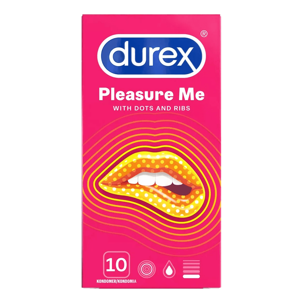 Durex Pleasure Me kondomer 10-pakning