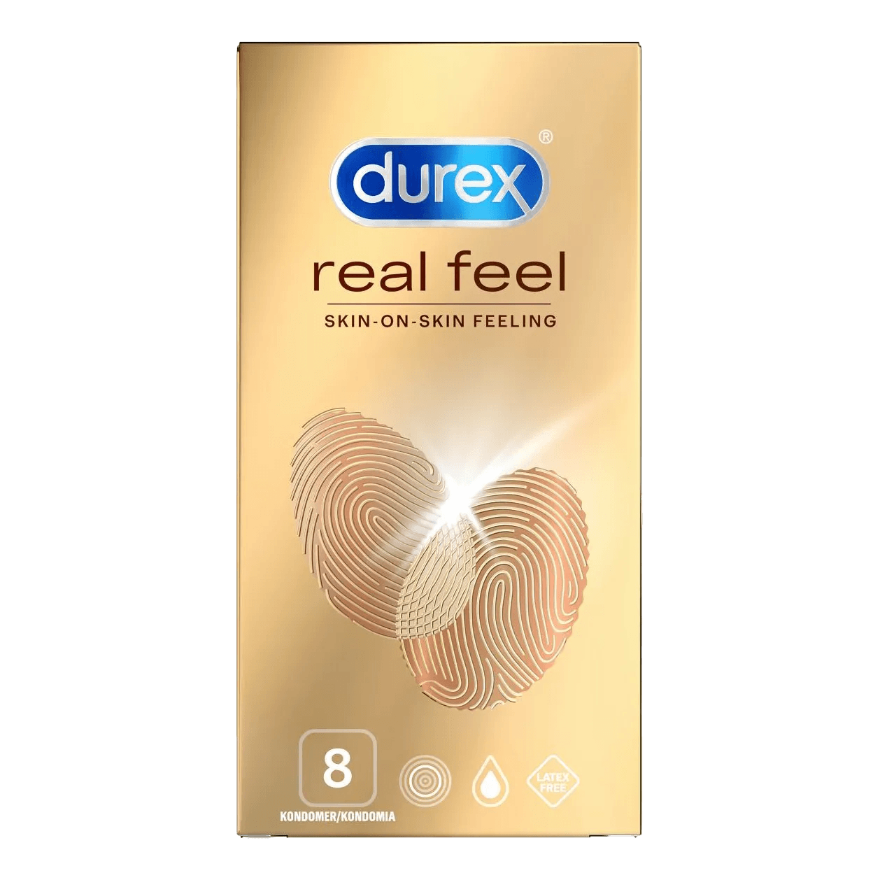 Durex Real Feel kondomer 8-pakning