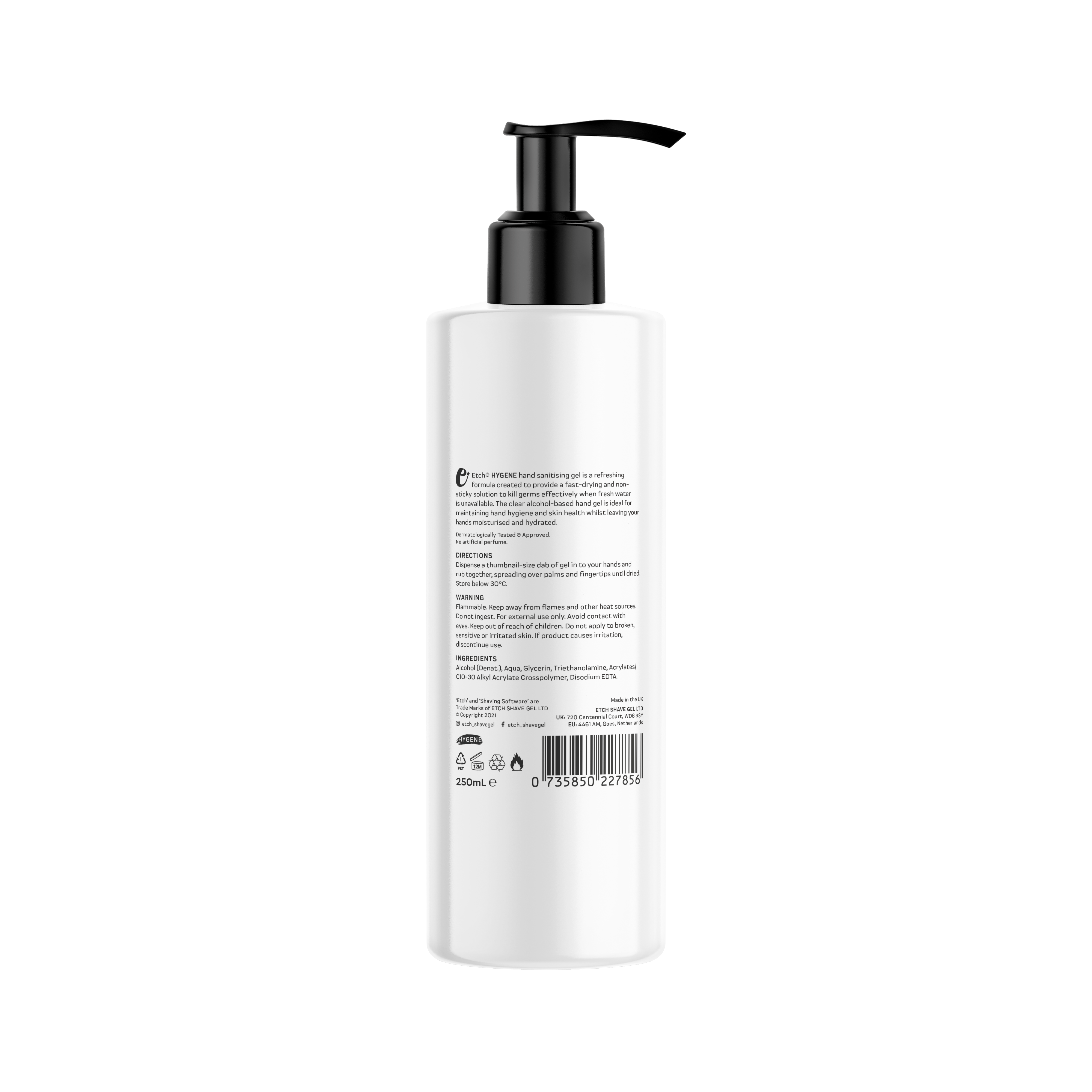 Etch Hygene Hand Sanitising Gel