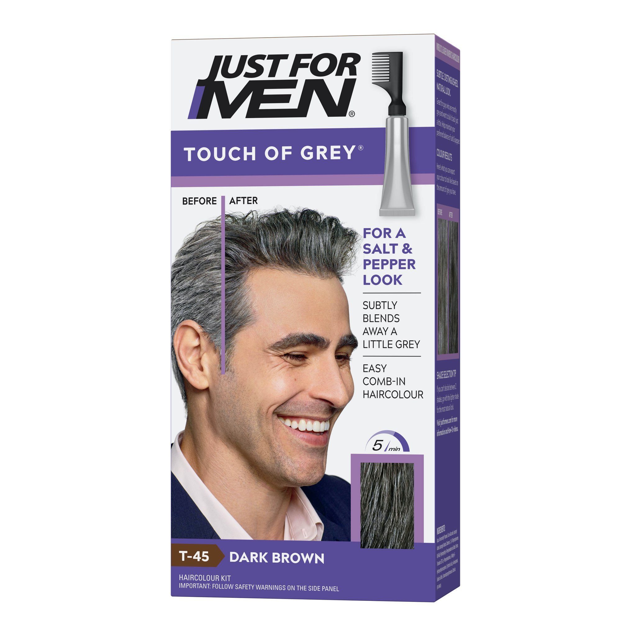 Just For Men hårfarge - Touch of Grey Mørkebrun